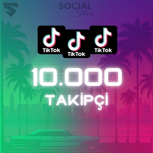  TikTok 10.000 Gerçek Takipçi - Düşüş Yok